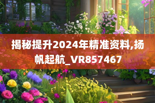 揭秘提升2024年精准资料,扬帆起航_VR857467