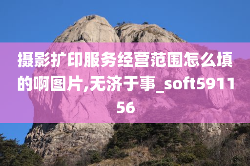 摄影扩印服务经营范围怎么填的啊图片,无济于事_soft591156