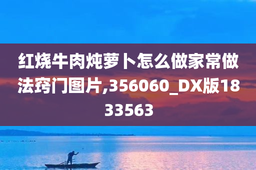 红烧牛肉炖萝卜怎么做家常做法窍门图片,356060_DX版1833563