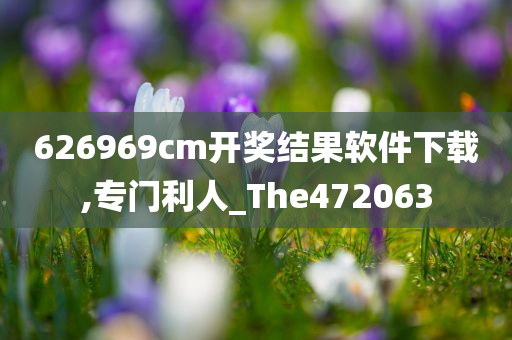 626969cm开奖结果软件下载,专门利人_The472063