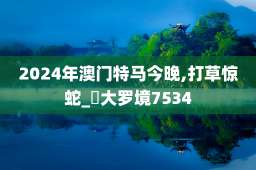 2024年澳门特马今晚,打草惊蛇_‌大罗境7534