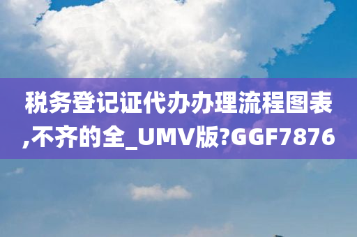 税务登记证代办办理流程图表,不齐的全_UMV版?GGF7876