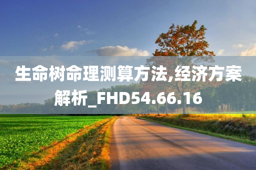 生命树命理测算方法,经济方案解析_FHD54.66.16