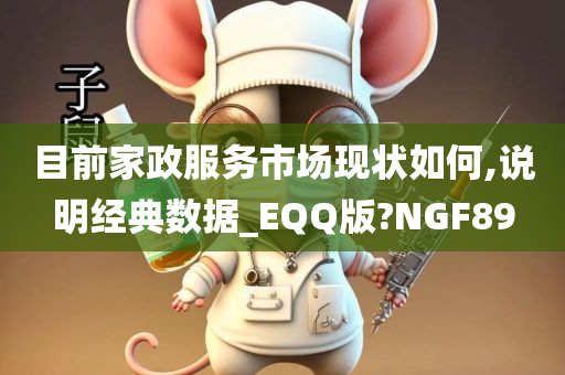 目前家政服务市场现状如何,说明经典数据_EQQ版?NGF89