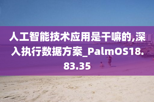 人工智能技术应用是干嘛的,深入执行数据方案_PalmOS18.83.35