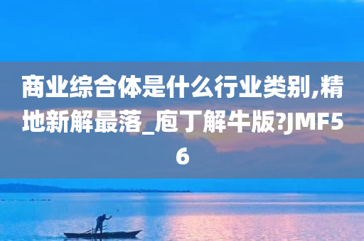 商业综合体是什么行业类别,精地新解最落_庖丁解牛版?JMF56