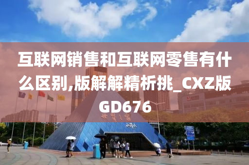 互联网销售和互联网零售有什么区别,版解解精析挑_CXZ版GD676