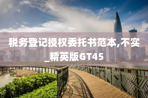 税务登记授权委托书范本,不实_精英版GT45