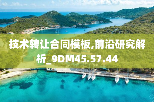 技术转让合同模板,前沿研究解析_9DM45.57.44