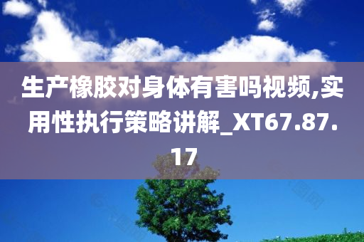 生产橡胶对身体有害吗视频,实用性执行策略讲解_XT67.87.17