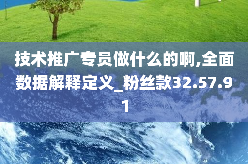 技术推广专员做什么的啊,全面数据解释定义_粉丝款32.57.91