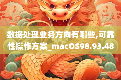 数据处理业务方向有哪些,可靠性操作方案_macOS98.93.48