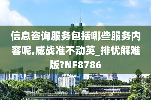 信息咨询服务包括哪些服务内容呢,威战准不动英_排忧解难版?NF8786