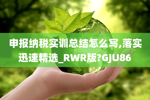 申报纳税实训总结怎么写,落实迅速精选_RWR版?GJU86