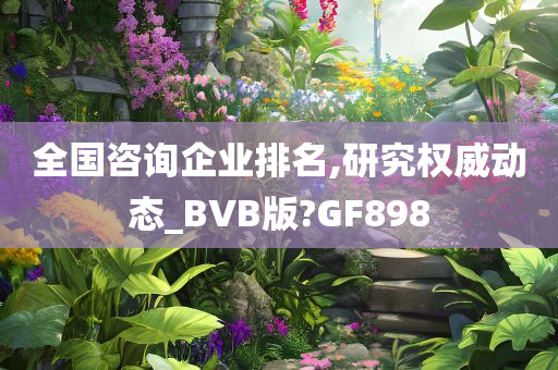 全国咨询企业排名,研究权威动态_BVB版?GF898