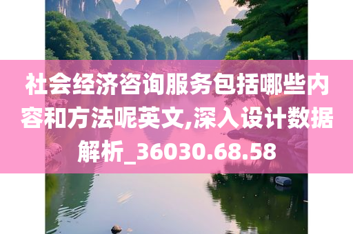 社会经济咨询服务包括哪些内容和方法呢英文,深入设计数据解析_36030.68.58