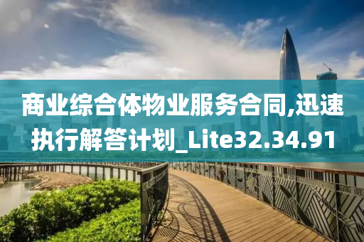 商业综合体物业服务合同,迅速执行解答计划_Lite32.34.91