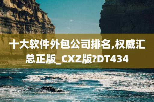 十大软件外包公司排名,权威汇总正版_CXZ版?DT434