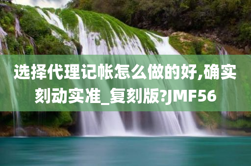 选择代理记帐怎么做的好,确实刻动实准_复刻版?JMF56