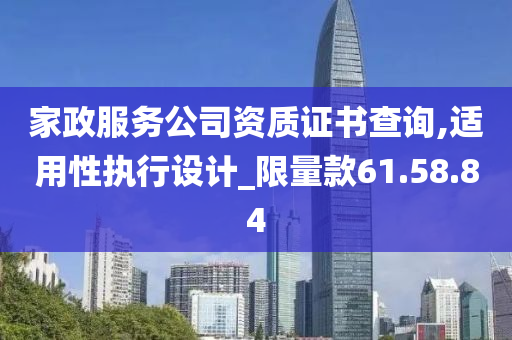 家政服务公司资质证书查询,适用性执行设计_限量款61.58.84