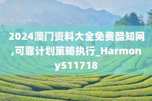 2024澳门资料大全免费酷知网,可靠计划策略执行_Harmony511718