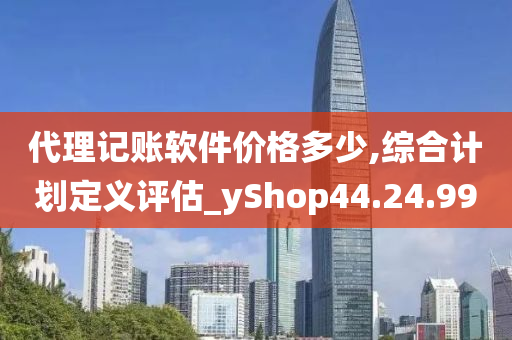 代理记账软件价格多少,综合计划定义评估_yShop44.24.99