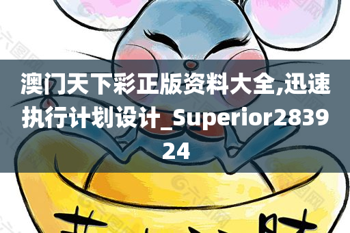 澳门天下彩正版资料大全,迅速执行计划设计_Superior283924